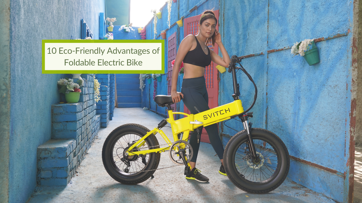 Eco folding electric 2024 bike