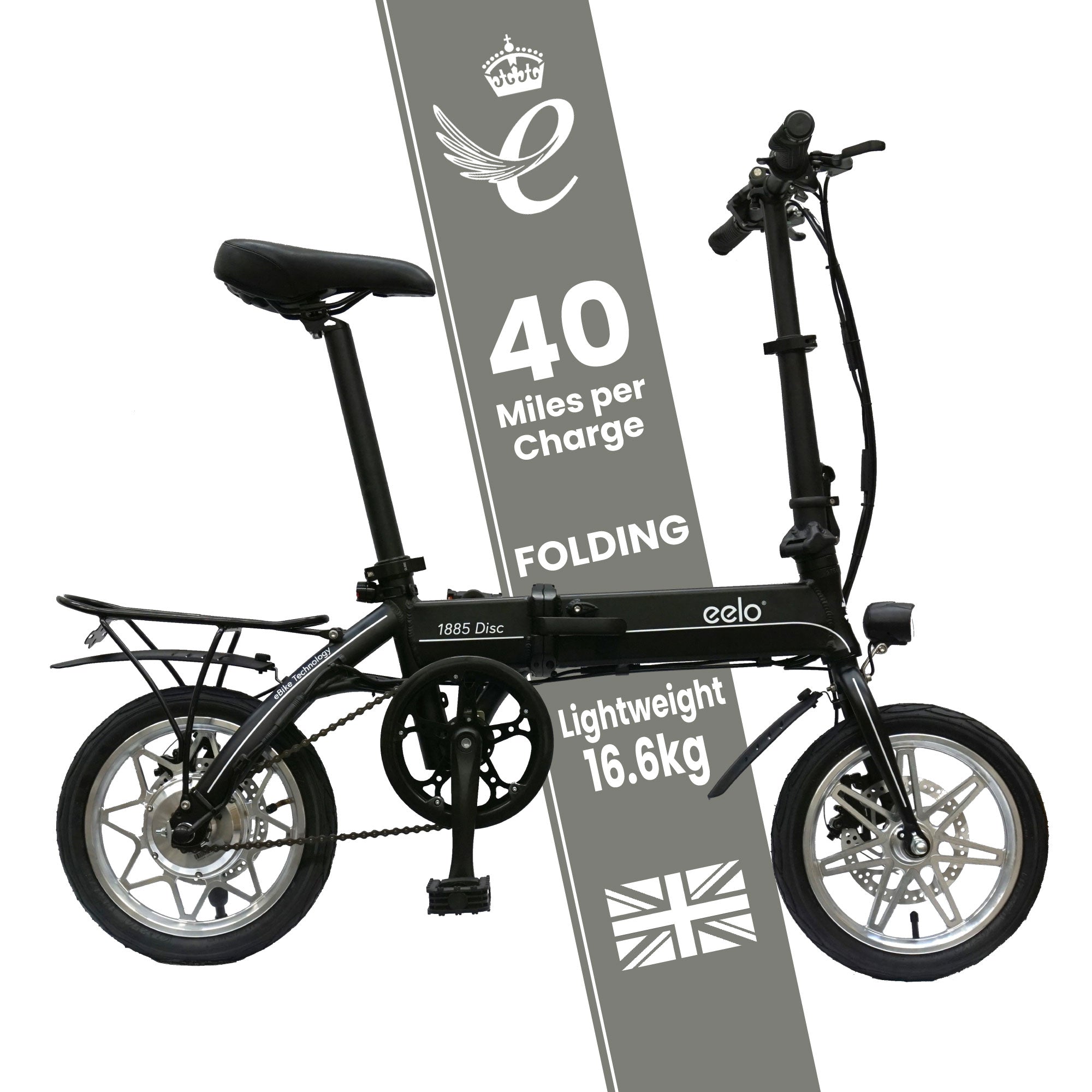 Eelo 1885 Disc Explorer Folding Electric Bike Premium Urban Mobility eelo