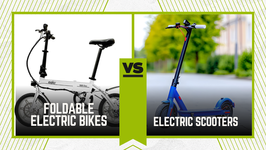 How Do Foldable Electric Bikes Compare to Electric Scooters for City Travel?
